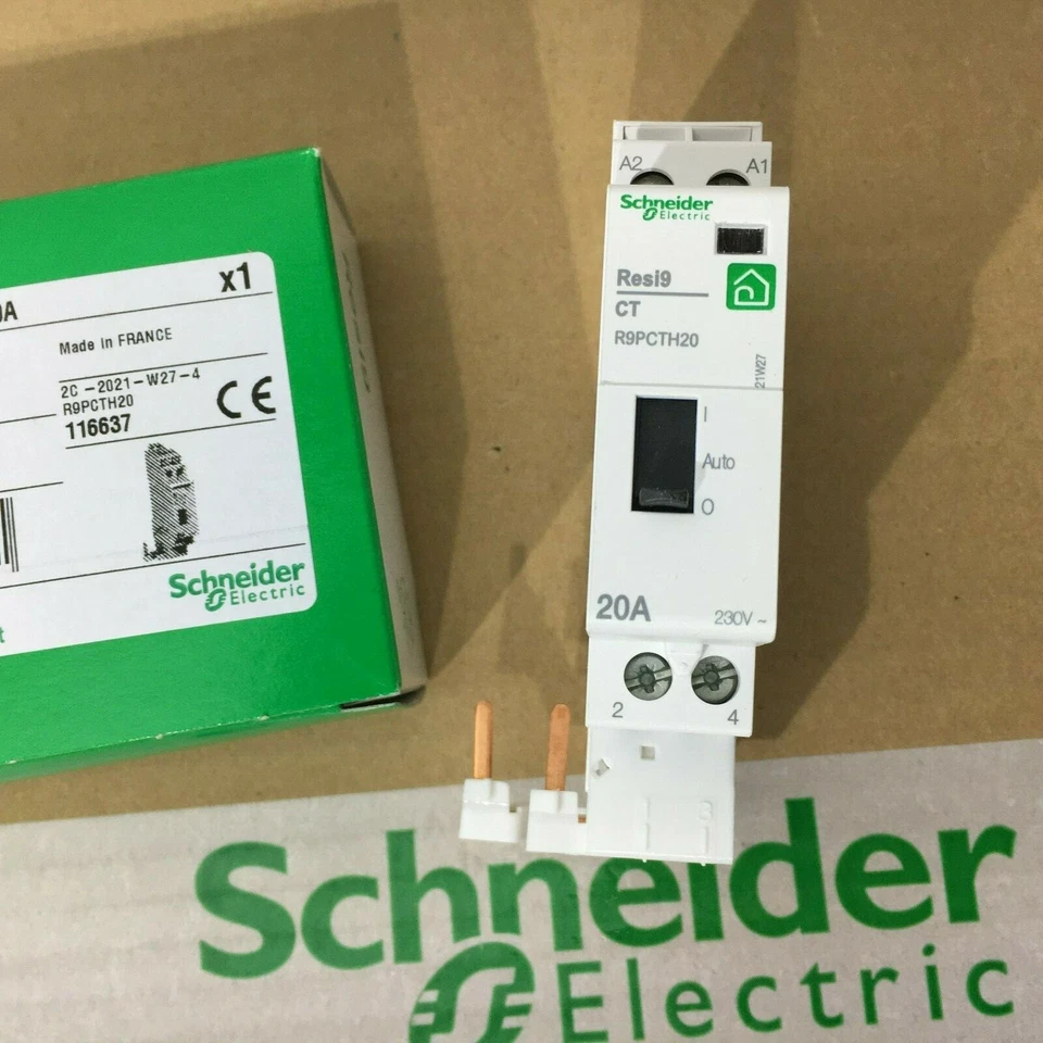 SCHNEIDER Resi9 XP - Contacteur jour/nuit 20A 2NO 230v monophasé - R9PCTH20 - Photo 2/4