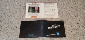 Mike Tyson's Punch-Out Nintendo NES Manual Completo Carta CIB Variante C&oacute;digo Estrella