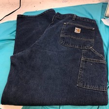 Carhartt FR Men's 42x32 HRC 2 Flame Resistant Carpenter Jeans Straight Leg