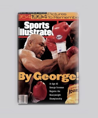 George Foreman By Sports Illustrated 1994  2''X3'' Fridge MAGNET si boxing