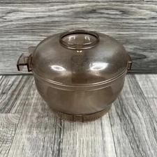 Sunbeam Oskar 14081 Food Processor Bowl with Lid Amber Clear Replacement Part