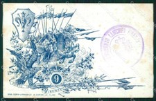 Militari Reggimentali IX Lancieri di Firenze Petropoli cartolina XF2223