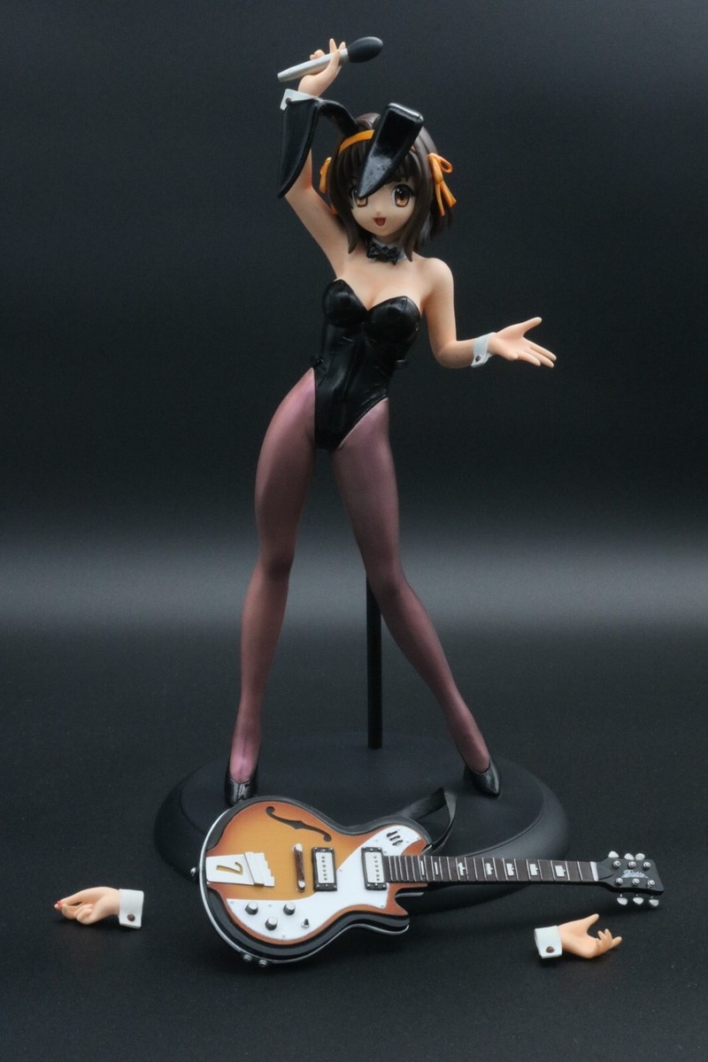 1/4サイズ　MDD ドレス　Little Envoy-黒ウサギ- 中古 Haruhi Suzumiya Black Bunny Girl Costume Figure VG+ 1/6 Guitar Mic