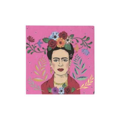 Talking Tables 20 Servietten Frida Kahlo pink Papierservietten Party Geburtstag