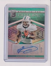 2019 ELITE BACK TO THE FUTURE AUTOGRAPH KENYAN DRAKE 73/99 - MIAMI DOLPHINS