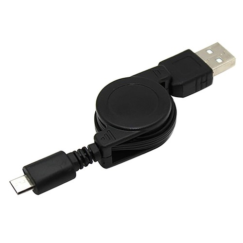 Chargeur de données de synchronisation par câble mâle rétractable micro USB A vers USB 2.0 B pour Android 10 - Photo 10 sur 12