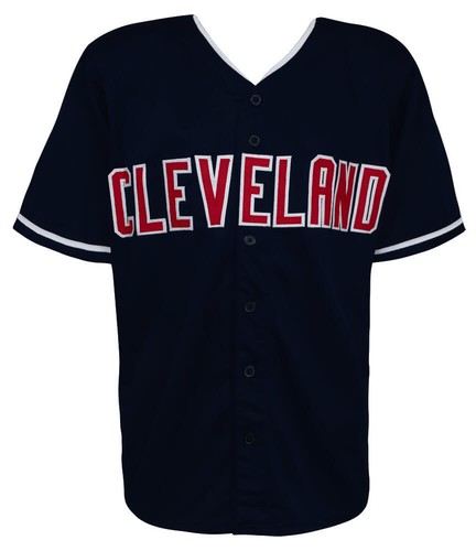 Carlos Baerga Signed Navy Custom Baseball Jersey w/3x All Star - (SCHWARTZ COA) - Picture 3 of 3