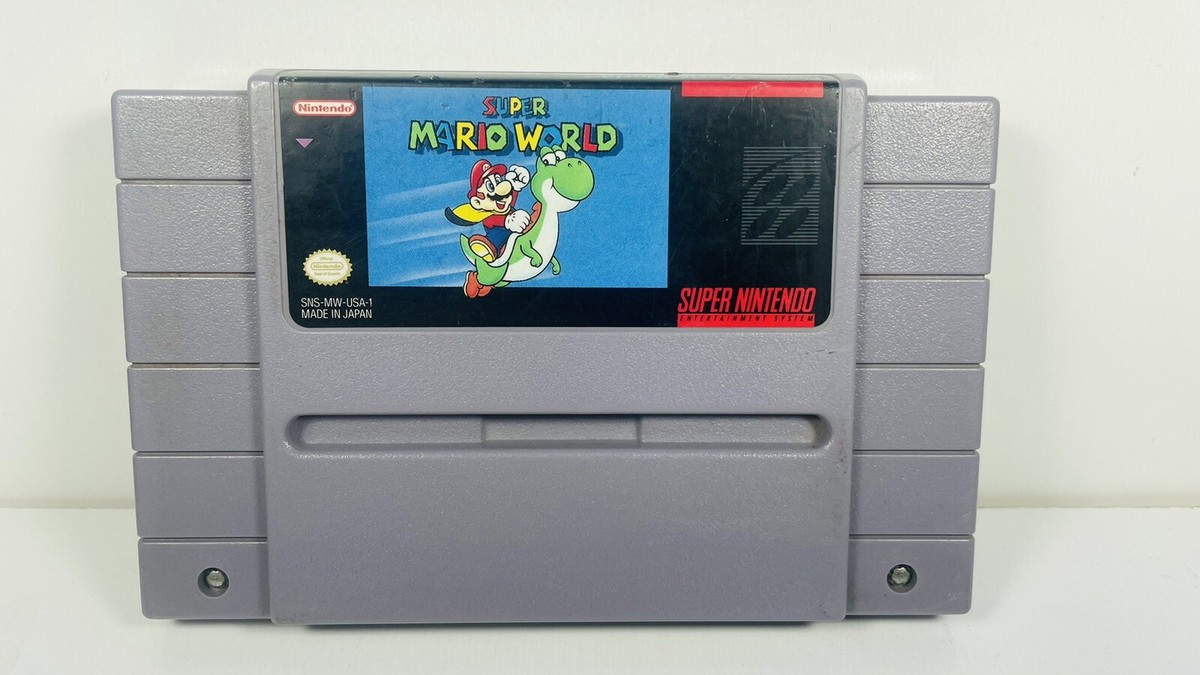 Super Mario World — SNES Super Nintendo Authentic Original Game