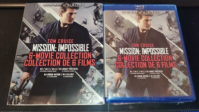   New Sealed Tom Cruise Mission Impossible 6 Movie Collection BluRay Blu Ray