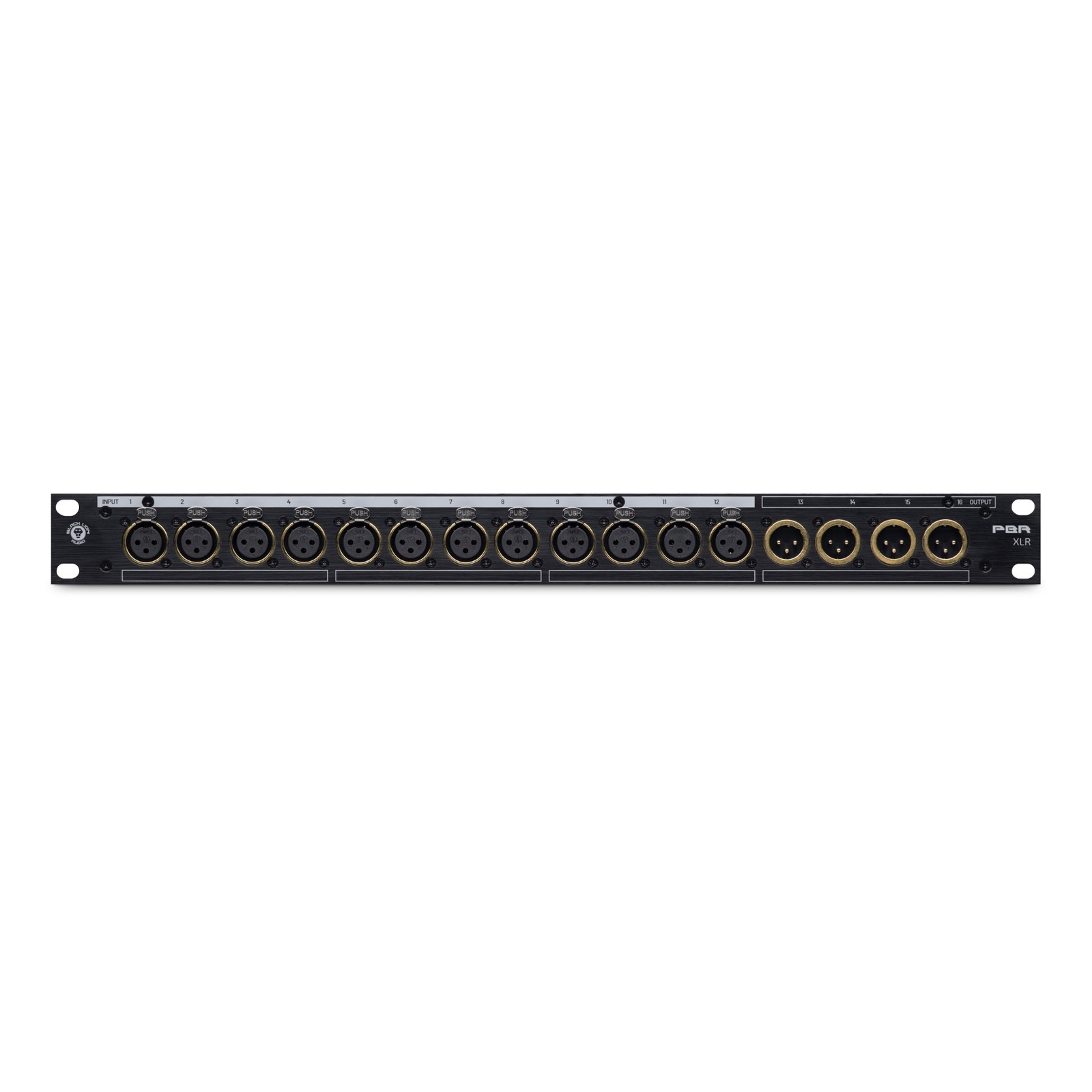 Black Lion Audio PBR-XLR - 16-точечная позолоченная накладка XLR