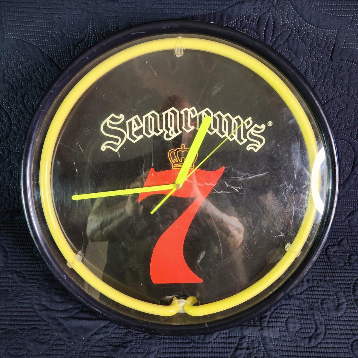 Vintage Seagram's 7 Neon Bar Sign 15