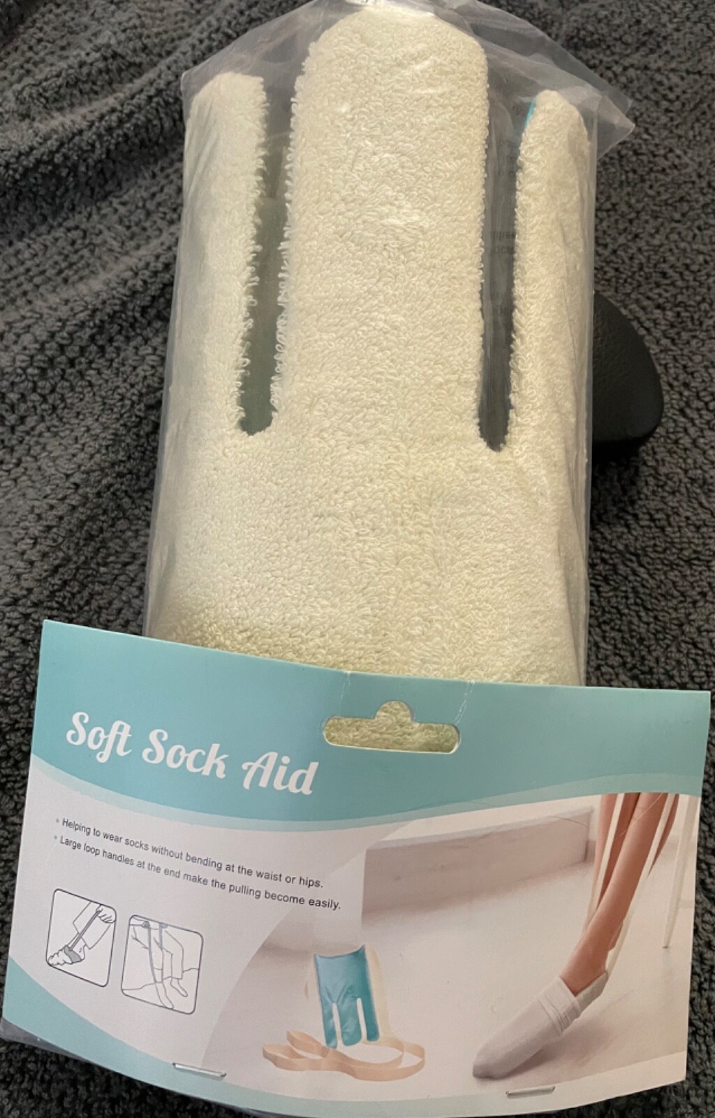 soft sock aid blue and whiite eBay