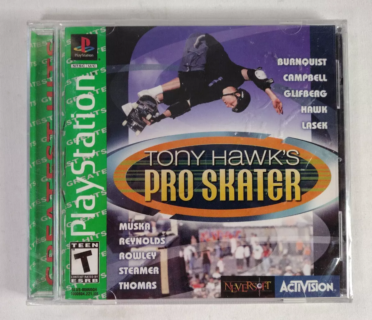 Tony Hawk's Pro Skater - Greatest Hits Used PS1 Games Retro