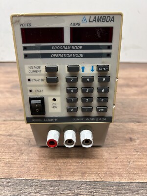 Lambda Regulated DC 0-18V 4.5A Power Supply LLS5018