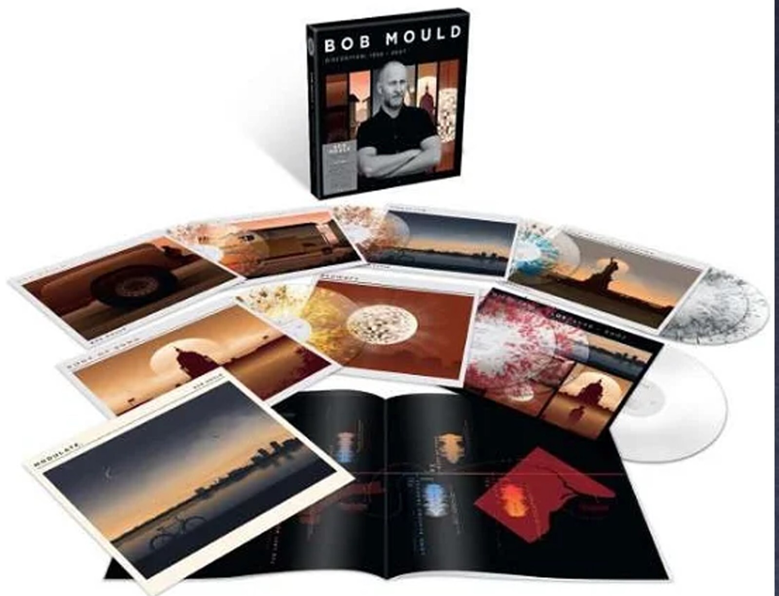 BOB MOULD LP x 7 Distortion SIGNED ! 1996-2007 COLOURED VINYLS Remastered Sealed