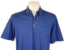 TAKEO KIKUCHI Mens Blue S/S LUXURY EVENING SHIRT TOP U/U/Soft - L - 44” - £139