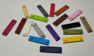 Lego 92593 41740 Platte 2 Noppen modifiziert 1x4 Farbe wählbar 20 Stück