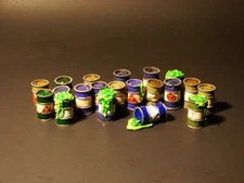lot of 20 -32mm Painted Barrells Post Apocalyptic Fallout  Cyberpunk Zombie Apoc