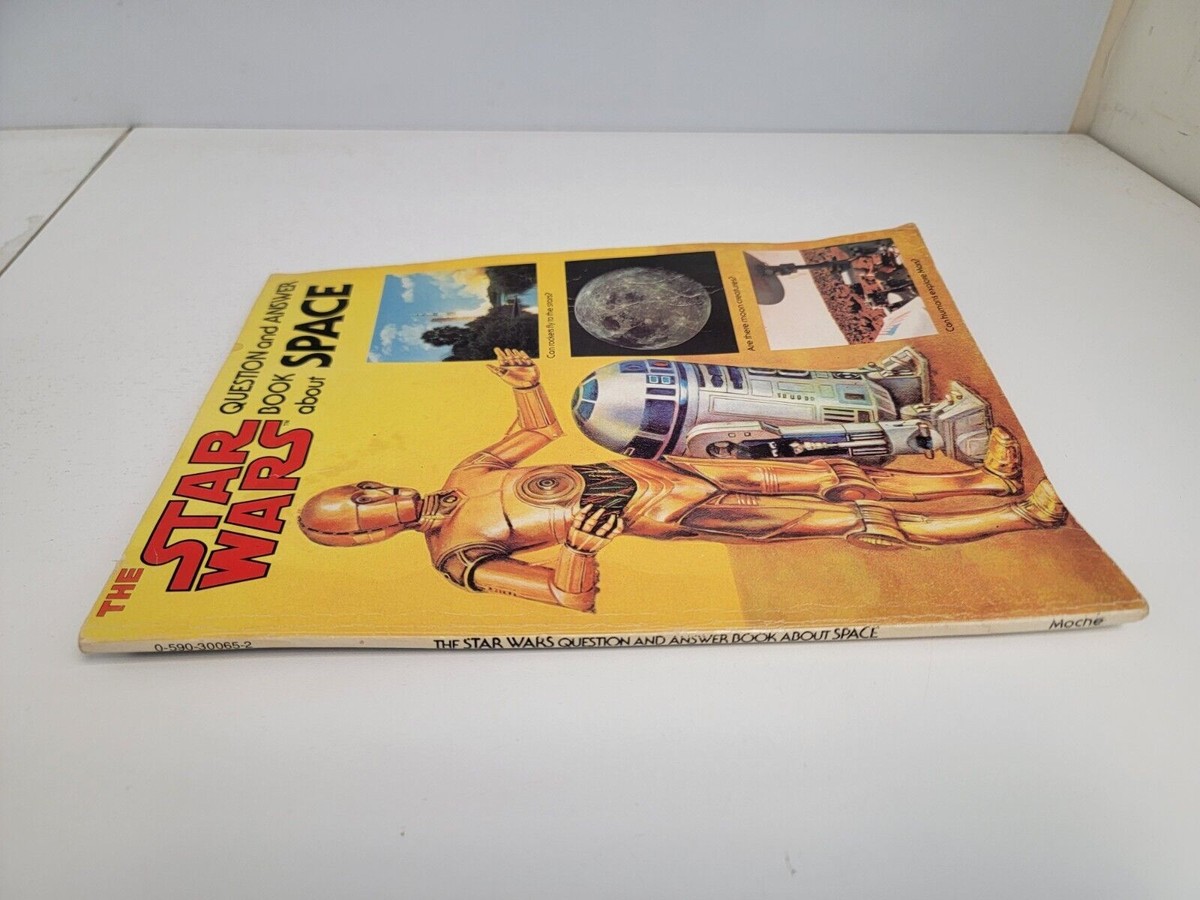 Star Wars 1979 Question And Answer Book About Space Hardcover