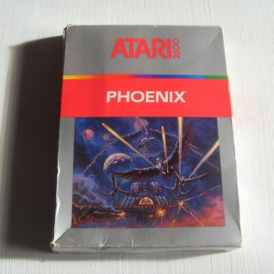 ATARI 2600 Arcade Phoenix Centipede lot Pal / Sécam en boite et notice