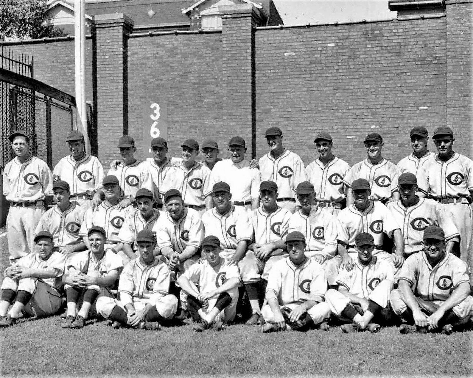 Rare 1930's 1935 Chicago Cubs TEAM PICTURE Retro Oldie 8x10 Pic  Wrigley Field