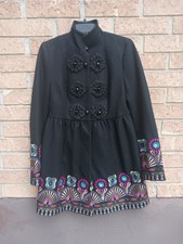 Anthropologie Through The Lens Elimovna Coat Plenty By Tracy Reese Size 4