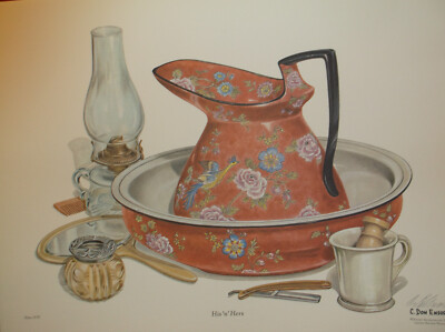 2 Don Ensor Prints, SITTING DUCKS #49/500, HIS AND HERS, BOTH SIGNED