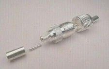 PL-259 / SO-239 Combo, Male  Female, Silver Crimp, 3 x M, 3x F, Quality Counts