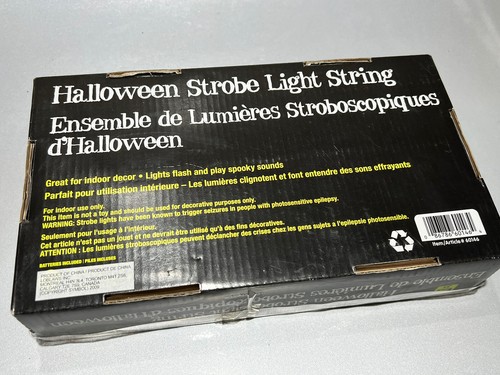 Vintage Halloween Strobe Light With Thunder Fx Brand New Tested 2009 - Picture 5 of 6