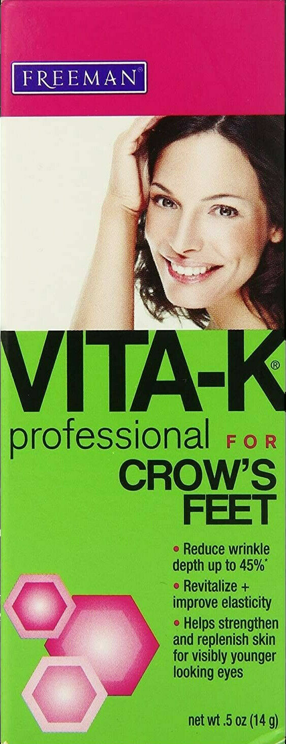 Freeman Vita K Solution Professional Crows Feet Lotion replenishes skin younger