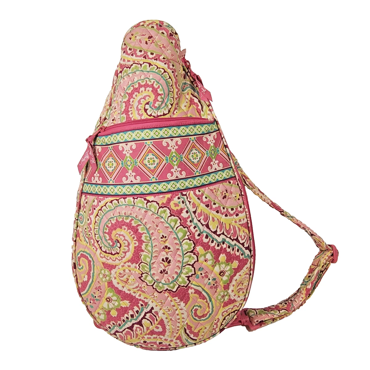 Vera Bradley Sling Tennis Backpack in Lilly Bell   NWOT - Pink Floral vera bradley tennis products for sale | eBay main image 2