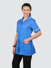 Healthcare Tunic Top 7 colours Sizes 8-32 - Nurse/Carer/Dental Uniform