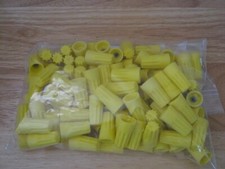Yellow Twist-On Wire Connectors Wire Nuts AWG 12-18 100 Pcs