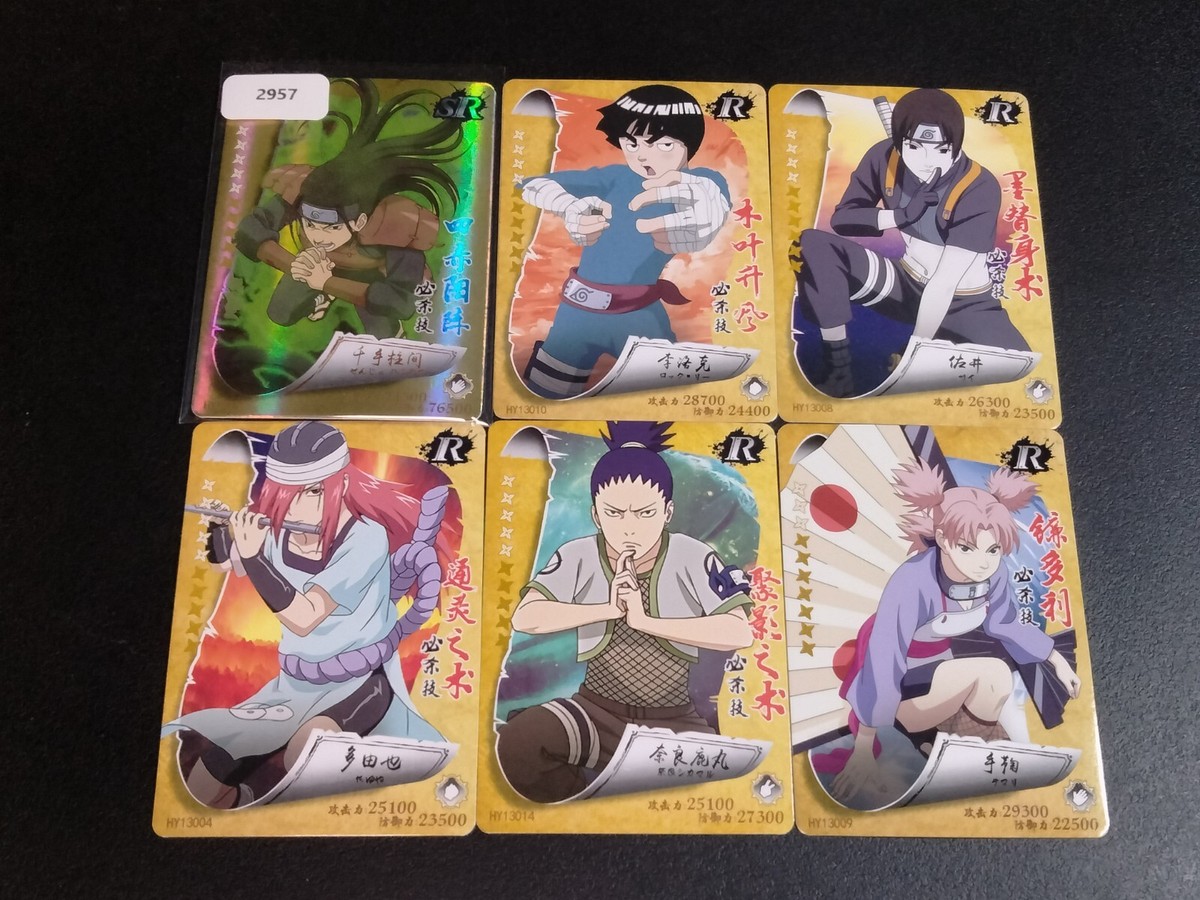 Shikamaru Nara 6 Card Naruto Shippuden Trading Card Anime CCG | eBay