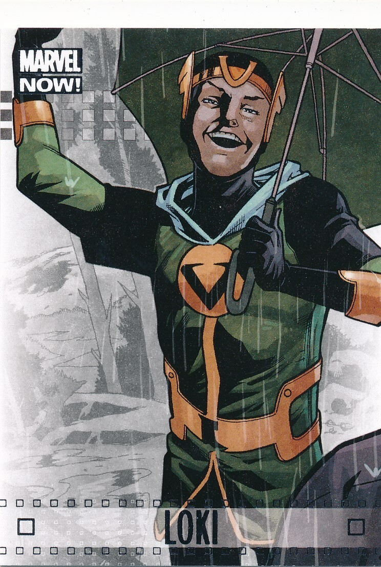 #54 LOKI 2013(2014) Upper Deck Marvel Now SILVER FOIL YOUNG AVENGERS