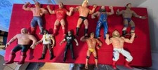 10 WWF WWE Vintage Figures Early 1980's and 2000's LOT