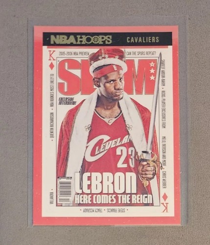 2021-22 Panini NBA Hoops LeBron James Slam Winter #93 Cavaliers Lakers