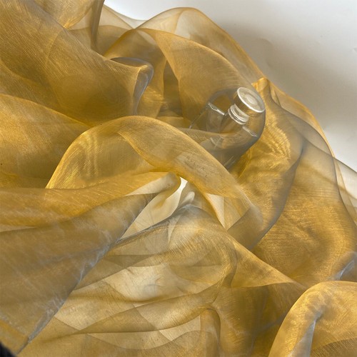 Shiny Colorful Gradient Organza Fabric Transparent Flash Iridescent Gauze Fabric - Picture 4 of 40