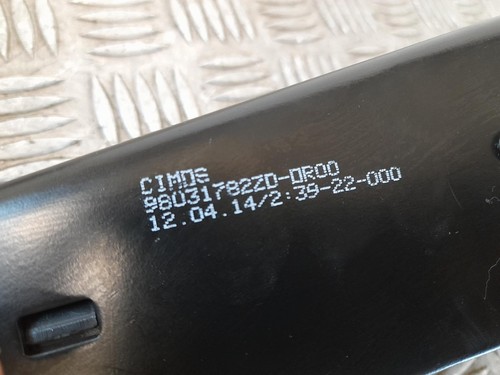Citroen C4 Mk2 2010-2020 Handbrake Lever/button/assembly 98031782ZD - Picture 9 of 18