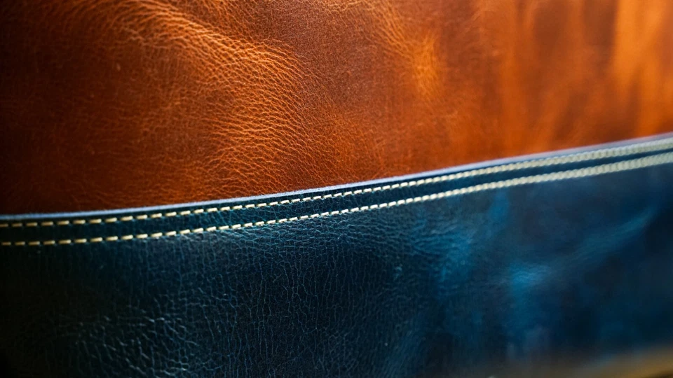 Springfield Cuero Lado Completo Semi-Veg Bronceado 4/5oz Ceroso Búfalo 13-17 pies cuadrados por Lado Foto 2 de 4