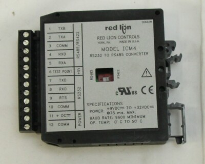 Red Lion Controls ICM4 RS232 Sich RS485 Konverter Modul
