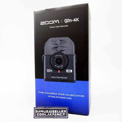 ZOOM Full HD Handy Video Recorder Q2n-4K H-Res Japan Neu