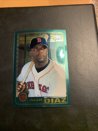 Cb51c 2001 Topps chrome traded T 219 Juan Diaz Boston Red Sox - 第 1/2 張圖片
