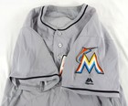 2012-18 Miami Marlins #14 Game Used Grey Jersey 44 766 — photo 5