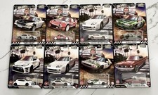 Hot Wheels Premium Boulevard Lot 8 Cars Real Riders Nissan Toyota Ford Mercedes