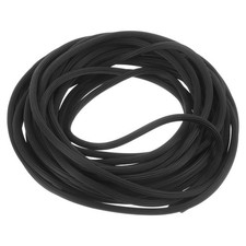 uxcell Screen Spline, 0.2" x 25ft Round Window x 25ft, Black