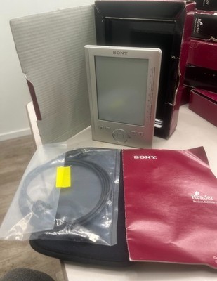 Sony E-Reader PRS-300 - Pocket Edition - Silver - w/ Box & Accessories SON