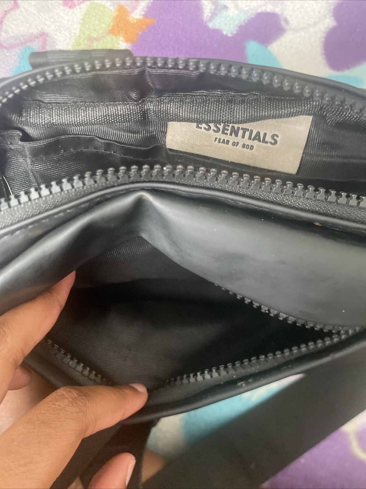 Essentials Adjustable Strap Waist/Shoulder Bag Bl… - image 4