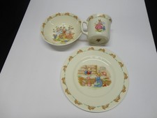 Royal Doulton "Bunnykins 1936" 3 Piece Children's Set Bone China