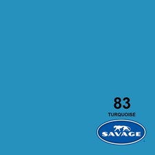 Savage Seamless Background Paper 26" x 12 yd Turquoise